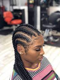 17 Jumbo Feed In Braid Looks To Try Thrivenaija In 2021 Feed In Braids Hairstyles Feed In Braid Cornrow Hairstyles