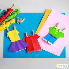 Printable Bermain Jemur Baju Di 2020 Origami Daur Ulang Kreatif