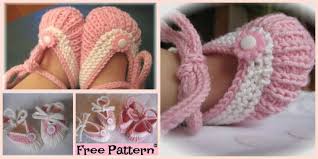 They work up fast and make an excellent baby shower gift. Adorable Knitted Baby Ballerina Booties Free Patterns Diy 4 Ever