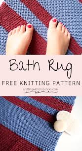 Your mat knit stock images are ready. Diy Your Own Boho Bath Mat Is A Great Bathroom Idea T Shirt Yarn Gives This Knit Bath Mat Rug A Great Texture Under You Knit Rug Rug Pattern Knitting Patterns