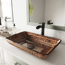 Vigo Vasque De Salle De Bain Et Robinet Rectangulaire Vgt1053 Rona