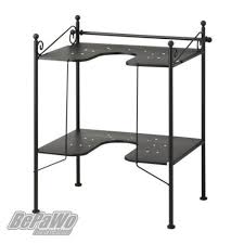 Ikea Ronnskar Waschbeckenregal Waschbeckenunterschrank Waschtisch Schwarz Neu Sink Shelf Ikea Pedestal Sink Storage