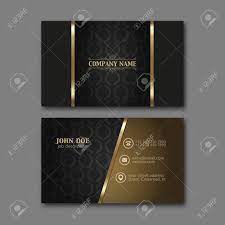 Make a elegant business card design online with brandcrowd's business card maker. Elegant Business Card Design Template For Creative Design Royalty Free Cliparts Vectors And Stock Illustration Image 68947219