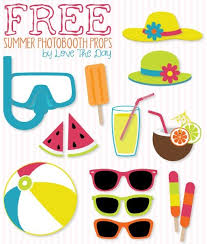 13th Birthday Photo Booth Props Free Printable Free Beach Party Printables Beach Themed Party Photo Booth Luau Photo Booths