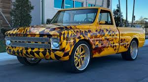 Image result for Contractors Yellow 1967 Truck