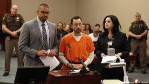 Former olympic team doctor larry nassar spent more than $10,000 on himself while in prison for criminal sexual conduct, paying $300 in restitution towards his victims, per a wednesday court filing obtained by the washington post. Disgraced Team Usa Gymnastics Doctor Sentenced To 175 Years For Sexual Abuse News Dw 24 01 2018