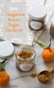 Diy Tangerine Brown Sugar Lip Scrub Recipe Sugar Lip Scrub Lip Scrub Lip Scrub Diy