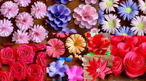 A baltimore based floral business specializing in fine fresh flower designs for those with exquisite. 10 Simple And Beautiful Paper Flowers Paper Craft Diy Flowers Home Decor Youtube