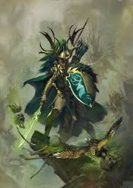 Wood Elves Art Prints Jpg 1241 1754 Wood Elf Warhammer Wood Elves Warhammer Fantasy