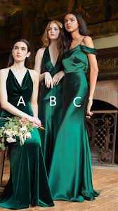 Spaghetti Straps Satin A Line Floor Length Bridesmaid Dresses On Storenvy Emerald Bridesmaid Dresses Emerald Green Bridesmaid Dresses Green Bridesmaid Dresses