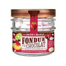 Fondue De Chocolat Au Lait Et Mini Guimauves