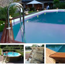 piscine hors sol bois quartoo m2 5 00 x 3 00 m h 1 33 m piscine hors sol bois piscine hors sol et amenagement piscine hors sol
