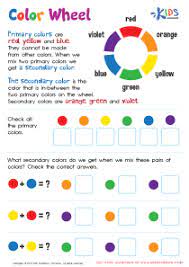Pin By Ryan Cole On Next Lesson Plans Primary And Secondary Colors Color Worksheets Preschool Colors