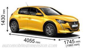 Dimensions Des Voitures Peugeot Avec Longueur Largeur Et Hauteur