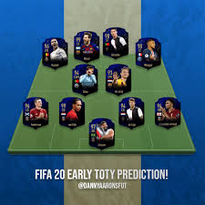 I difensori ed il portiere. My Fifa 20 Early Toty Prediction Fifa