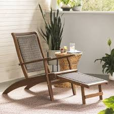 Rhett Lounger Patio Chair Patio Chairs Lounge Chair Outdoor Wood Patio Chairs