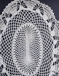 40 S Doily Ecru Crochet Oval Table Mat Free Shipping Dantel