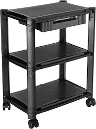 Esstisch drobeta aus kiefer massivholz mit schubladen. Ricoo Wm5 L Rollcontainer Rollwagen Mit Schublade Organizer Modular Schwarz Schreibtisch Burocontainer Allzweckwagen Druckertisch Amazon De Elektronik