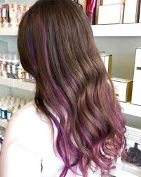 Purple is known to be the color of royalty. How To Get Coloured Highlights At Home