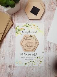 Wedding Save The Date Magnets Wood Hexagon Save The Date Rustic Save The Date Wooden Magnet With Cards And Envelopes Wedding Saving Save The Date Magnets Wedding Save The Dates