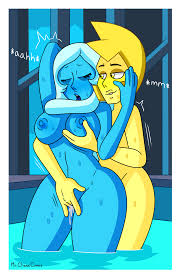 Rule34 - If it exists, there is porn of it  mr. chase comix, blue diamond  (steven universe), yellow diamond (steven universe)  4204546