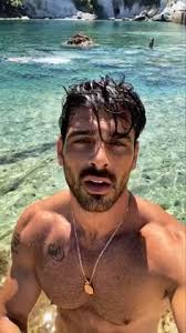 Anna Maria Sieklucka and Michele Morrone