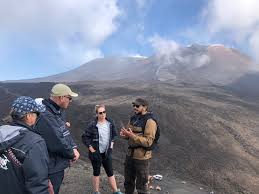 Summit craters of mount etna. Mount Etna Cable Car Top Easy Tour Etna People