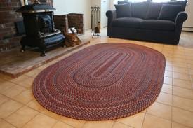 Rhody Rug Red Velvet Astoria Wool Braided Reversible Rug Braided Runner 2 X 8 Rhody Rug Reversible Rug Country Rugs