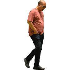 This Cutout Image Of A Man Shuffling His Feet And Looking At The Ground Could Pop Right Into Your Rendering Project Render People People Cutout People Poses