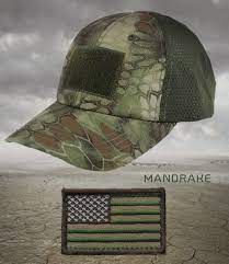 Condor Kryptek Mandrake Mesh Tactical Operators Cap Hat With Velcro Flag Patch Hats Tactical Operator Flag Patches