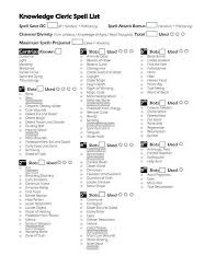 5e Cleric Spell Lists Dungeons Dragons Cleric Dungeons