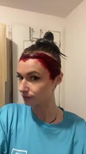 Changement de rouge maintenant un rouge bordeaux♥️#redhair #tendance  #undercover #red