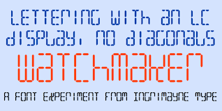 It was created due to lack of decent 7 segment display fonts. Alarm Clock Fonts Myfonts