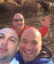 Post fight interviews with Taj