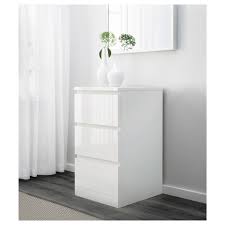 Bella high gloss white venice bedroom brand bella update your. Malm Chest Of 3 Drawers High Gloss White 40x78 Cm Ikea