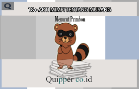 Tafsir mimpi akan mengulas makna rahasia dari anak anjing dalam mimpi buruk. 18 Arti Mimpi Tentang Musang Menurut Primbon