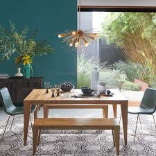 Argos home chicago solid wood table, bench & 2 grey chairs. Anderson Solid Wood Expandable Dining Table 2 Dining Benches Set