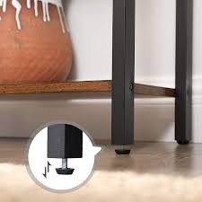 Metal kitchen shelves industrial looking floors. Buy Vasagle Bookshelf Storage Shelf Kitchen Shelf With 5 Shelves Stable Steel Structure For Living Room Entryway Hallway Office Industrial Style Rustic Brown And Black Lls025b01 Online In Taiwan B086tyx1lj