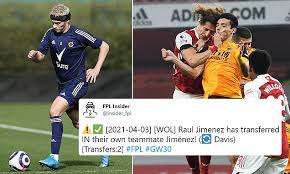 On this video you can see the magical skills and goals from the mexican raul jimenez. Raul Jimenez Sparks Excitement As Fpl Insider Reveals He Put Himself Back Into His Own Fantasy Team Daily Mail Online