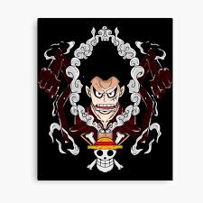 As we know that the last form of luffy's gear 4 was snakeman and it is powerful indeed. Leinwanddrucke Luffy Gear Redbubble