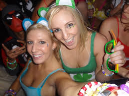 A downblouse selfie at a Halloween party - Voyeur Hub