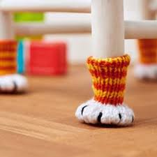 Design is woven with a quality cotton blend, not printed, so colors stay vibrant! Chair Paws Free Pattern Beautiful Skills Crochet Knitting Quilting Chair Socks Knitting Patterns Free Free Knitting