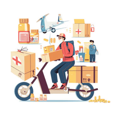 Medicines Delivery PNG Transparent Images Free Download | Vector Files |  Pngtree