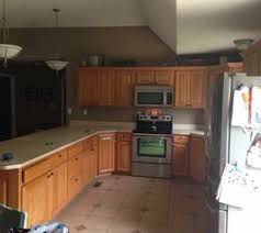 I painted the top walls in sherwin williams accessible beige and under the chair rail in in benjamin. How To Paint General Finishes Milk Paint Kitchen Diy Hometalk