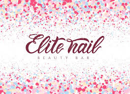 R & r beauty bar will be your favorite neighborhood beauty supply store, providing all of your quality hair care products, accessories and styling equipment . Hand Lettering Elite Nail Beauty Bar With Colorful Circles Vector Logo Modern Calligraphy Stock Vector Illustration Of Beauty Glamour 142304023