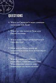 Click image to download pdf of 10 questions. Amazon Com Supernatural Pop Quiz Trivia Deck Science Fiction Fantasy 9781683837350 Carter Chip Books