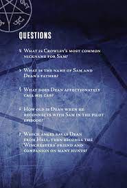 Click image to download pdf of 10 questions. Amazon Com Supernatural Pop Quiz Trivia Deck Science Fiction Fantasy 9781683837350 Carter Chip Books