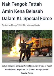 Asyraff adında bir suç örgütü lideri tarafından yönetilen organize bir soygun çetesini alt etmeye çalışan ve roslan adında biri tarafından yönetilen özel bir. Kl Special Force Rosyam Noor Fattah Amin Syamsul Yusoff Tania Hudson Filem Wayang Hiburan Forum Cari Infonet