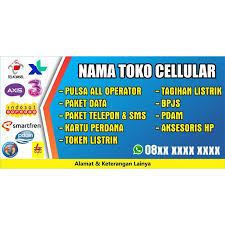 Roll up banner zum kleinen preis. 1 Hari L Spanduk Banner Etalase Konter Pulsa Spanduk Konter Hp Banner Konter Pulsa Poster Logo Shopee Indonesia