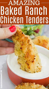 After 20 minutes, reduce temperature to 350 degrees. Instructions Preheat Oven 350 Degrees And Prepare A Baking Sheet With Non Stick Coo Chicken Tender Recipes Baked Chicken Tenderloin Recipes Baked Ranch Chicken